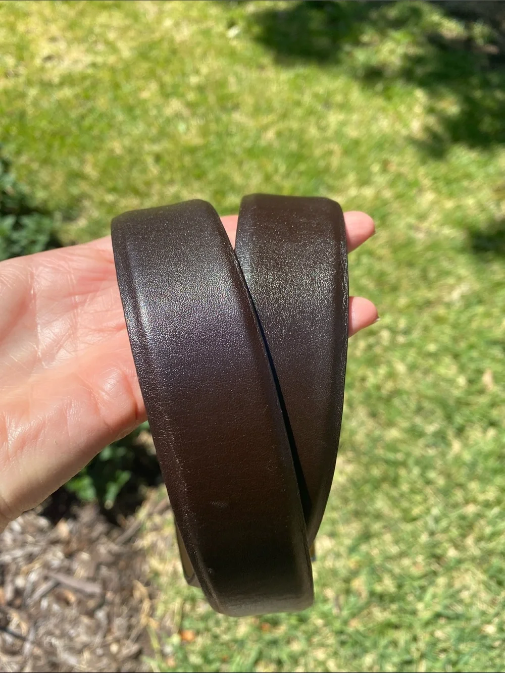W. Kleinberg for Neiman Marcus brown Leather Belt